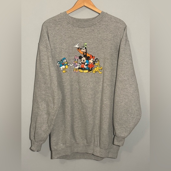 Disney Other - Vintage 90’s Disney Mickey & Friends Embroidered Crewneck Sweatshirt | Large
